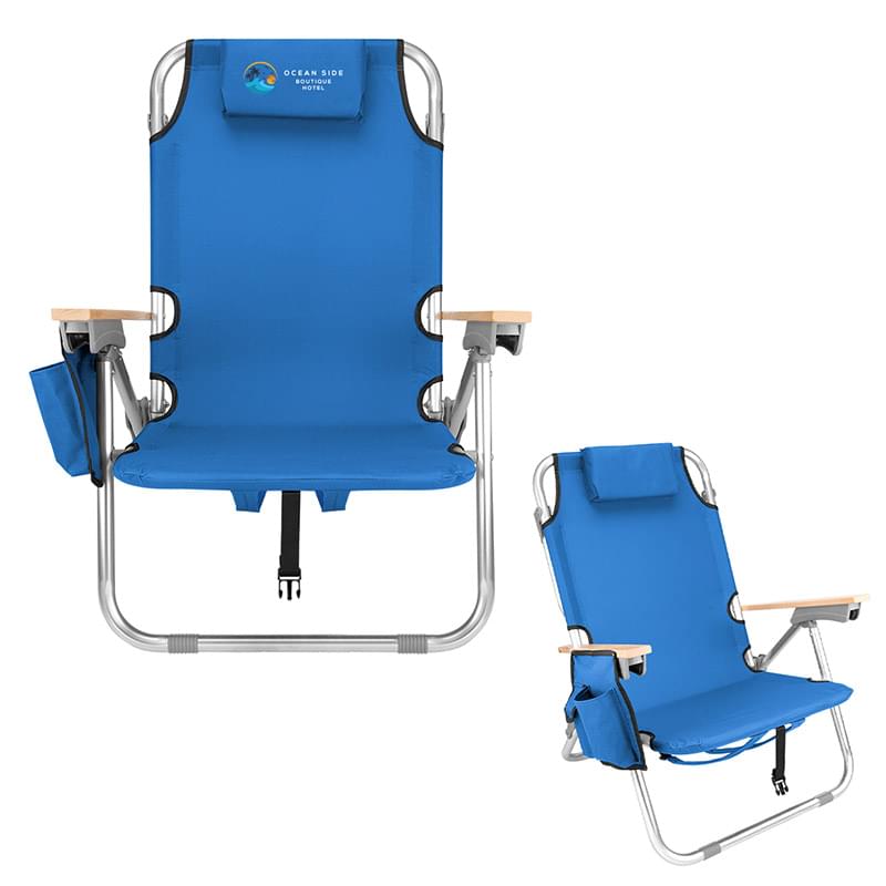 Portable Reclining rPET Beach Chair