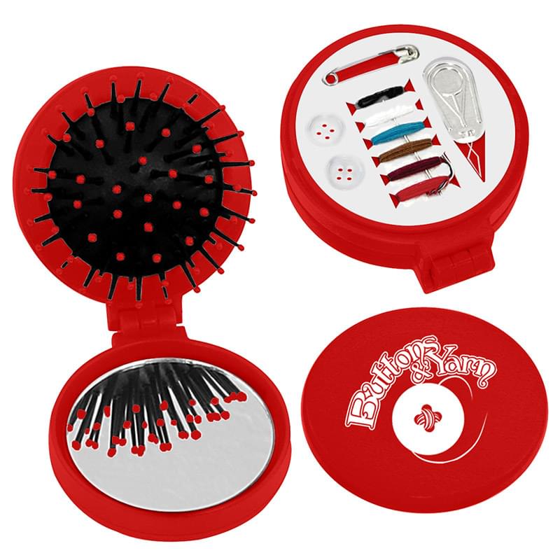 3-In-1 Brush With Sewing Kit