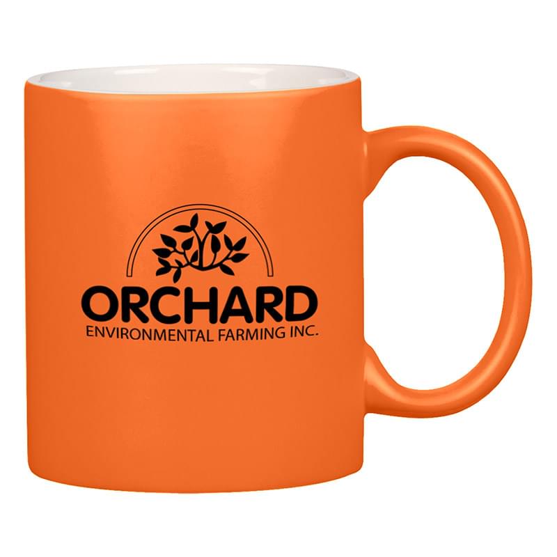 11 Oz . Neon Mug With C-Handle