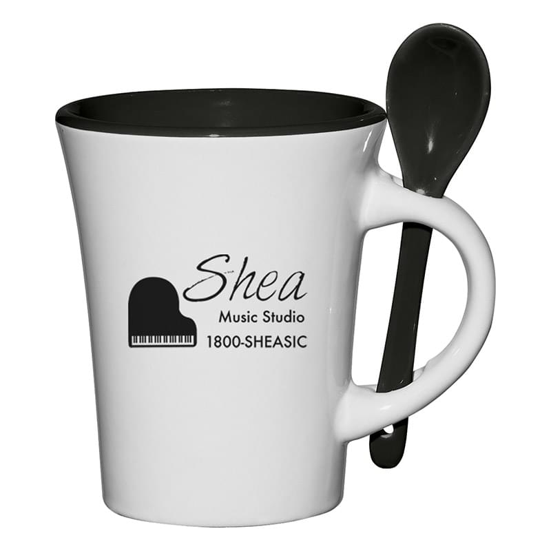 10 Oz. Blanco Spooner Mug