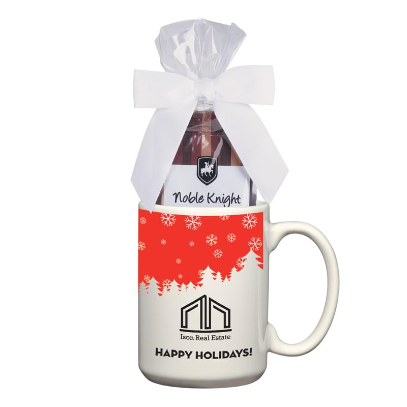 15 Oz. Full Color Mug with Two Packs of Hot Cocoa