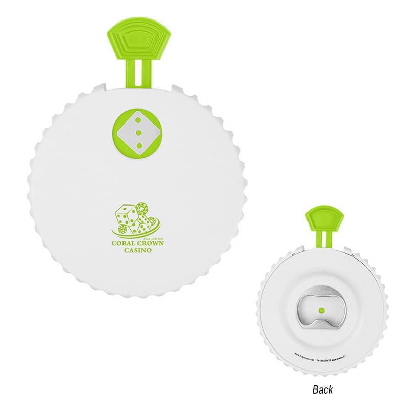 Recycled Dice Clicker Bottle Opener