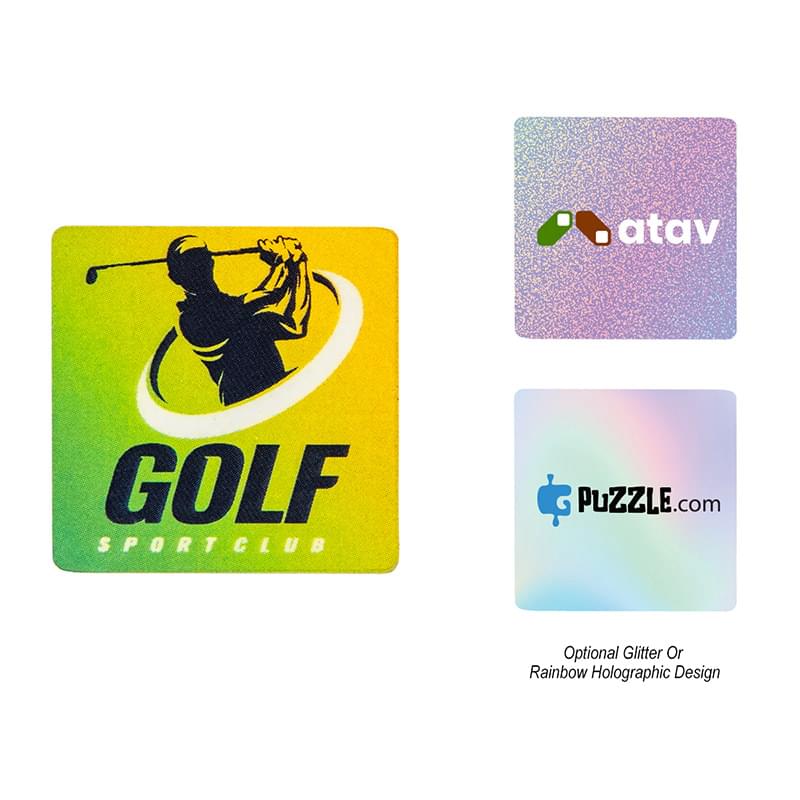 Acrylic Golf Ball Marker - Square
