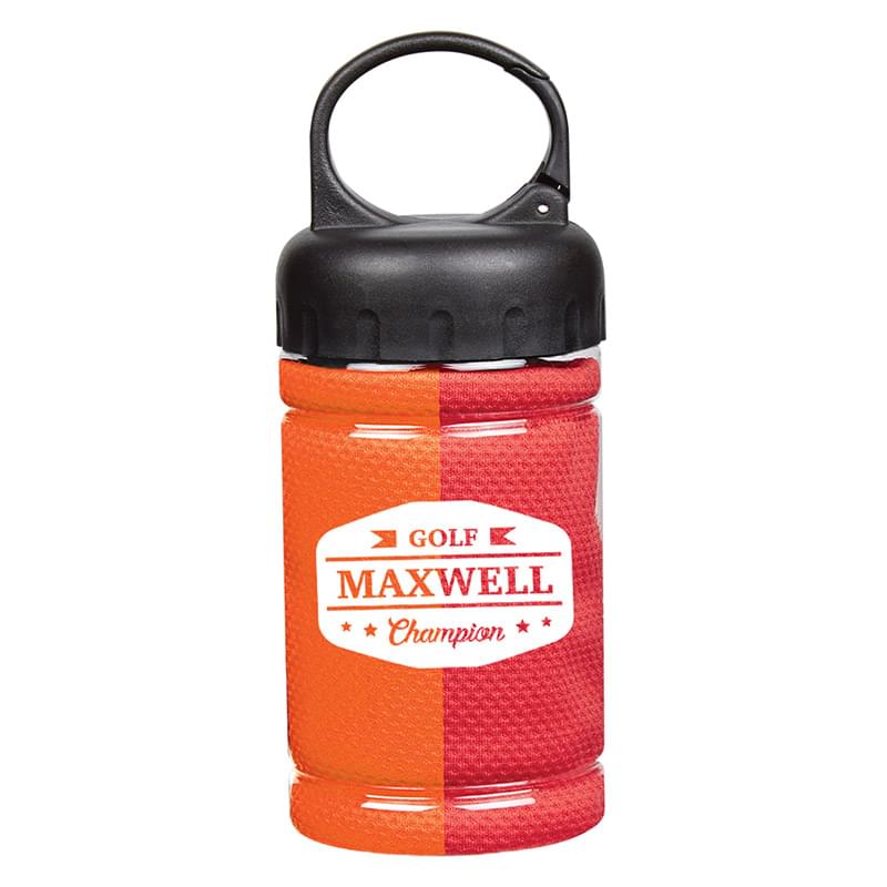 Cooling Towel In Carabiner Case