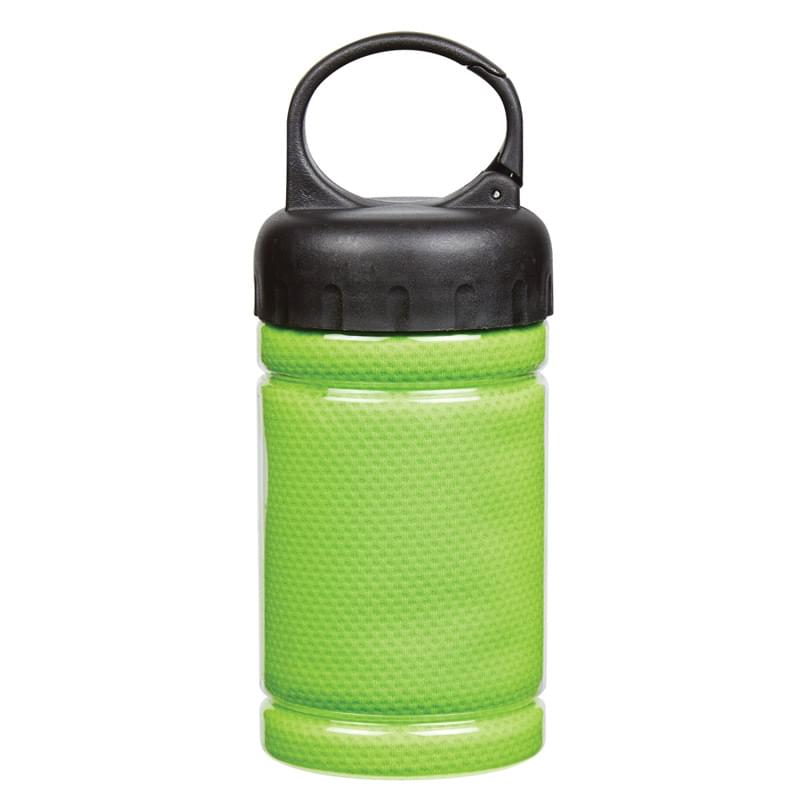 Cooling Towel In Carabiner Case