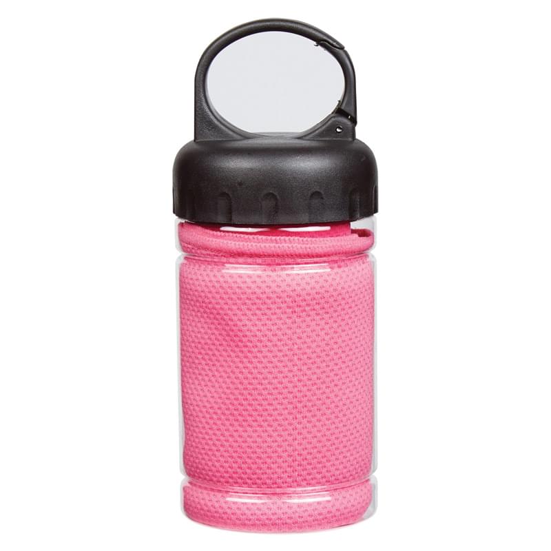 Cooling Towel In Carabiner Case