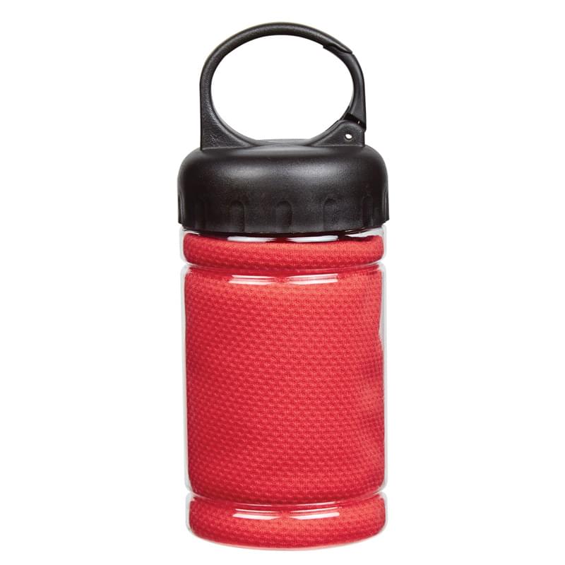 Cooling Towel In Carabiner Case