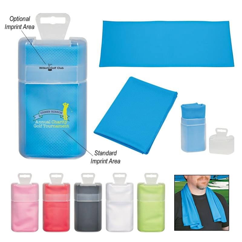 Sport Towel In Plastic Case