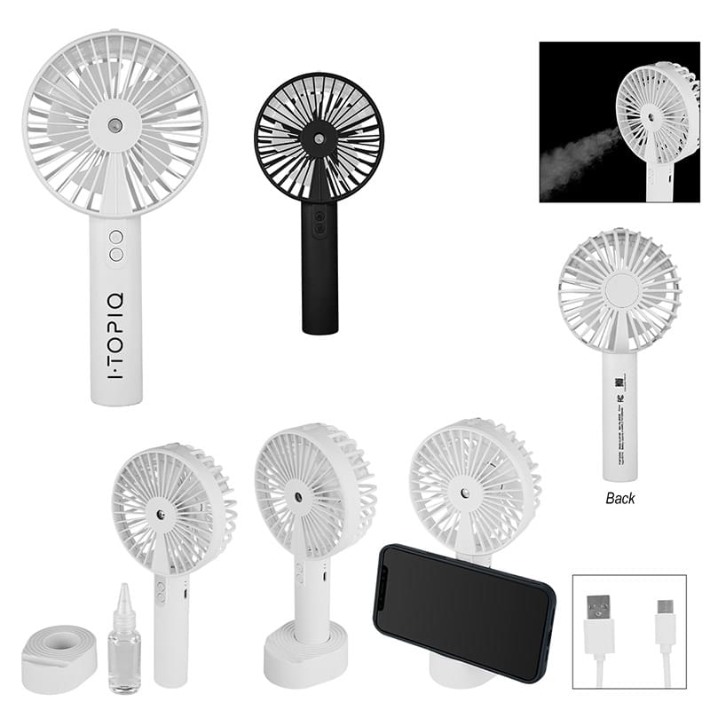 Mist Fan With Phone Stand