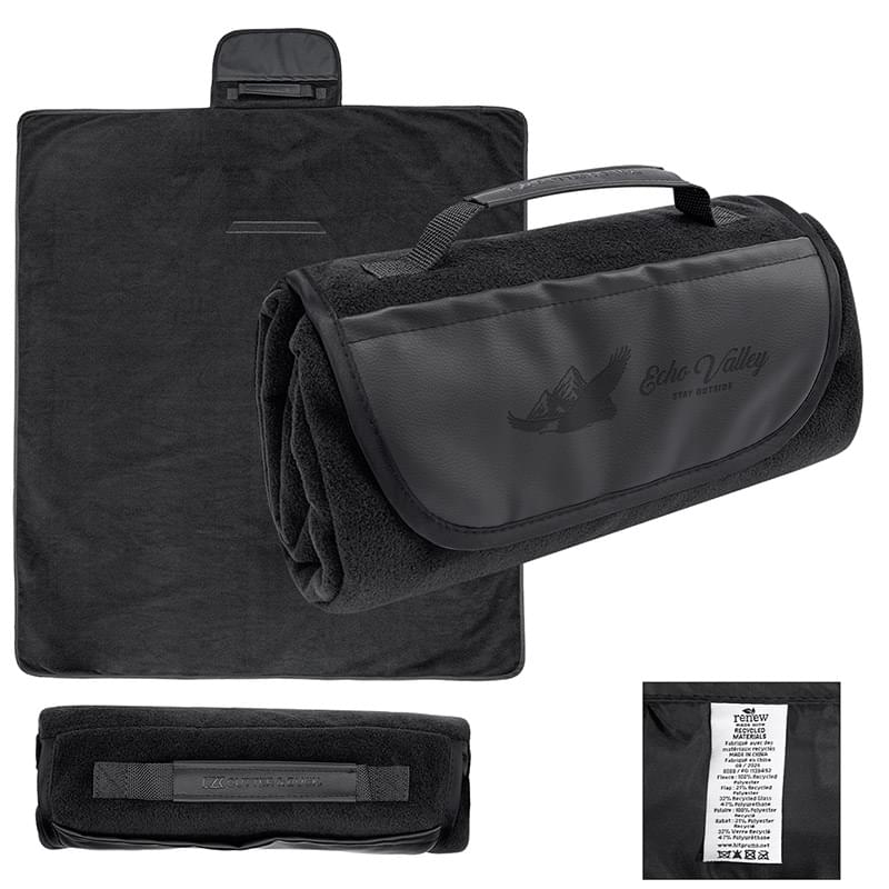 Cutter & Buck® rPET Roll-Up Picnic & Camping Blanket
