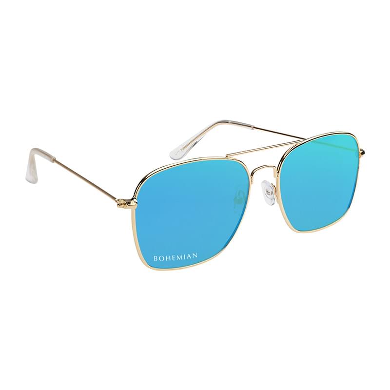 Aviator Sunglasses With Mirrored Lenses