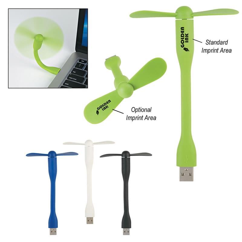 Mini USB Two Blade Flexible Fan