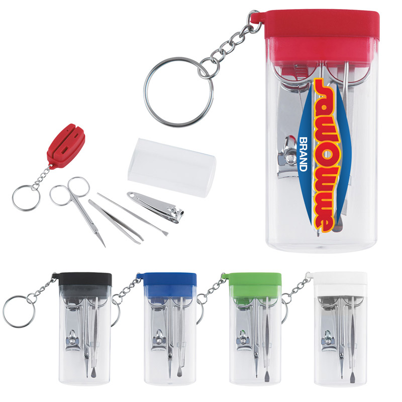 Manicure Set Key Chain