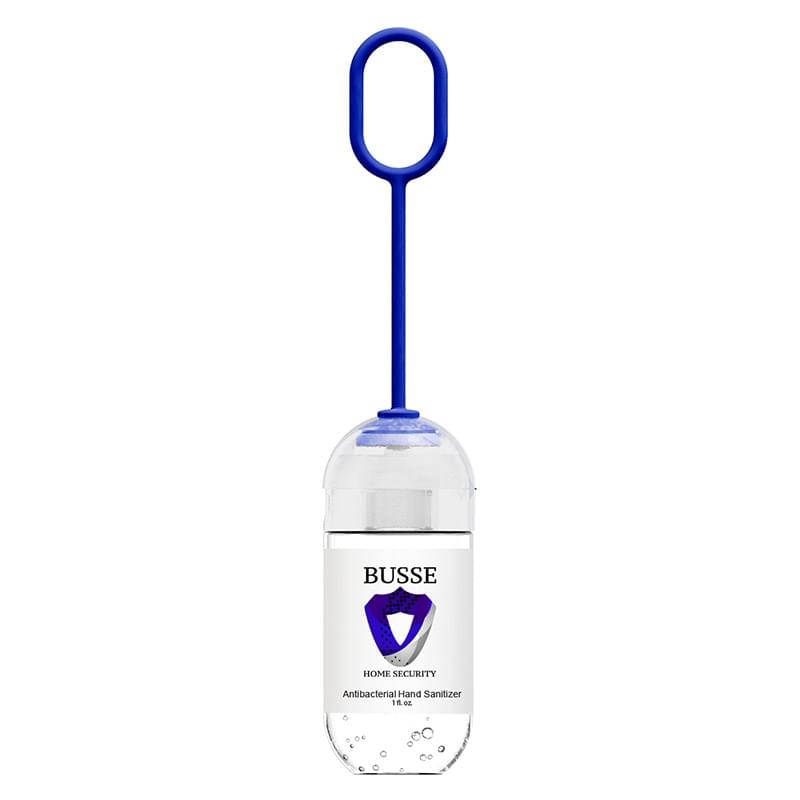 1 Oz. Hand Sanitizer With Silicone Loop