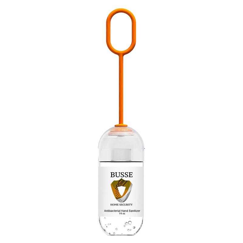 1 Oz. Hand Sanitizer With Silicone Loop