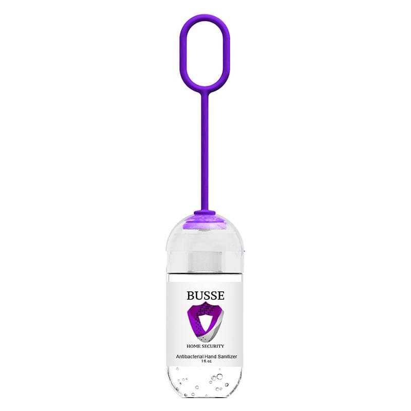 1 Oz. Hand Sanitizer With Silicone Loop