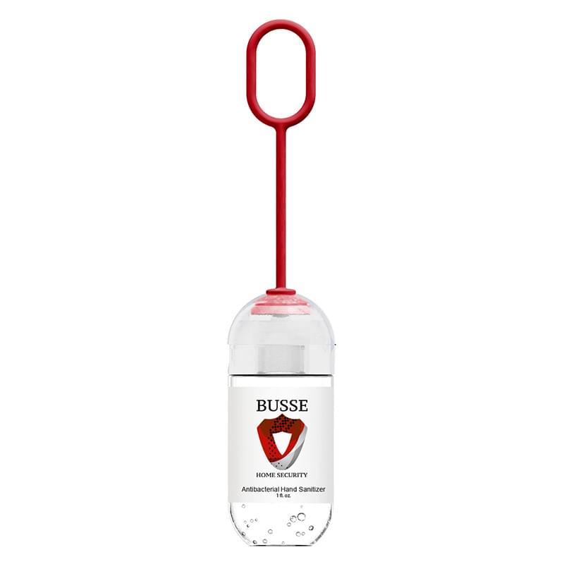 1 Oz. Hand Sanitizer With Silicone Loop