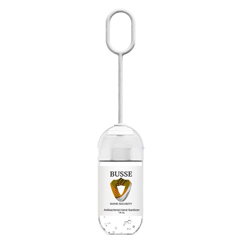 1 Oz. Hand Sanitizer With Silicone Loop