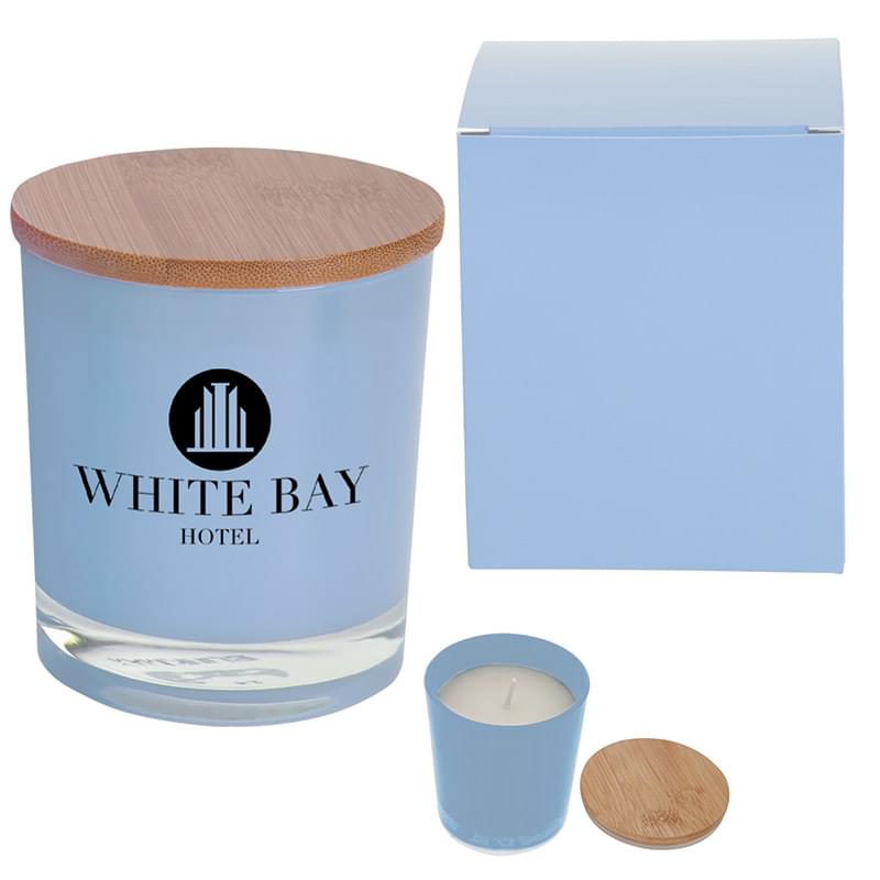 Bamboo Soy Candle With Matching Custom Box