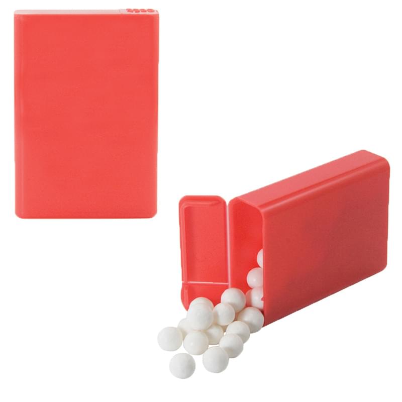 Flip Top Plastic Case with Signature Peppermints