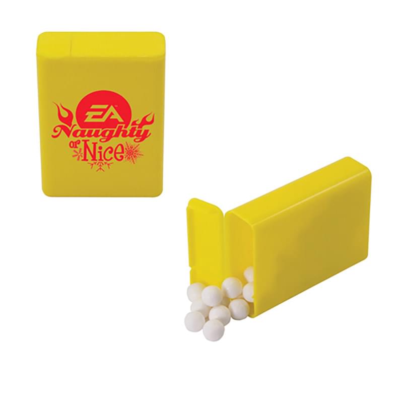 Flip Top Plastic Case with Signature Peppermints