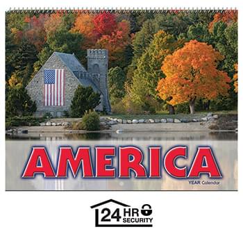 2024 America! Wall Calendar - Spiral