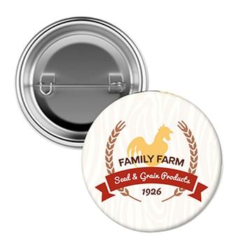 2" Full Color Pin Back Button