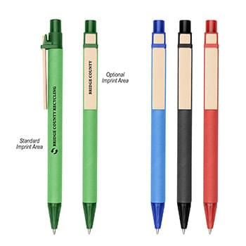 Eco-Inspired Pen With Color Barrel