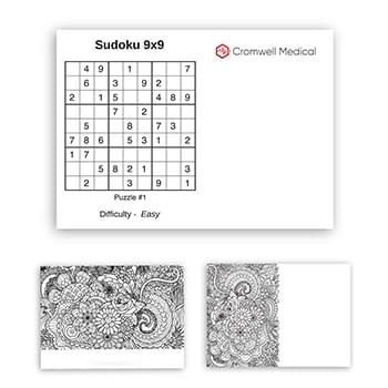 Post-it® Custom Printed Coloring Pad - 25 Sheets