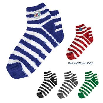 Fuzzy Stripe Socks
