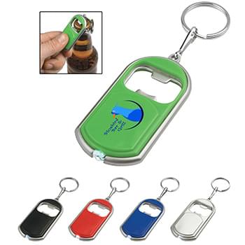 Bottle Opener Key Chain With LED Light