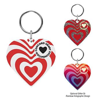 Acrylic Key Tag - Heart