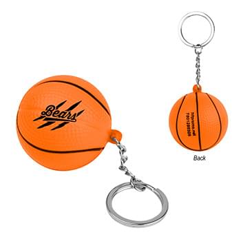 Basketball Stress Reliever Keychain