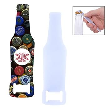 Full Color Bottle Shaped Bottle Opener
