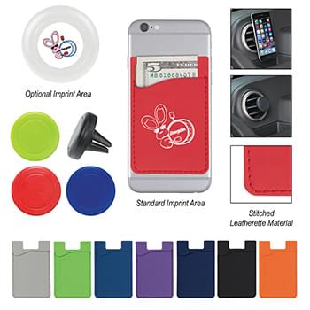 Magnetic Auto Air Vent Phone Wallet