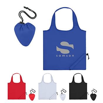 Foldaway Tote Bag With Antimicrobial Additive