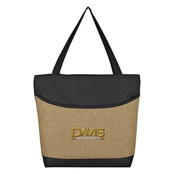 High Line Two-Tone Tote Bag - Embroidered