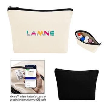 Aware Recycled Cotton Zip Pouch