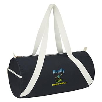 Cotton Duffel Bag - Embroidered