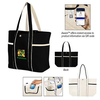 Aware Recycled Cotton Canvas Tote Bag