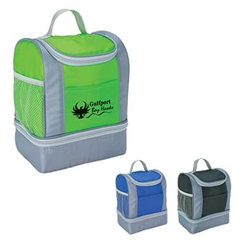 Two-Tone Insulated Lunch Bag