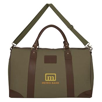 Safari Weekender Duffel Bag - Embroidered