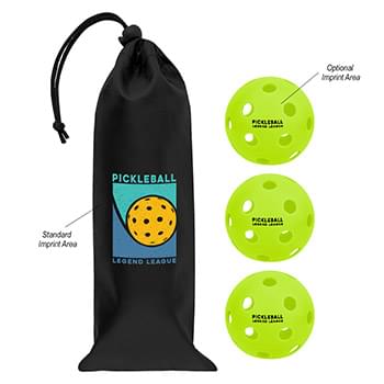 Pickleball Indoor Ball Set