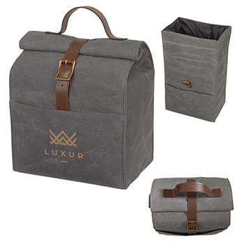 Durable Leatherette Lunch Cooler Kit