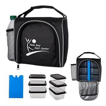 Complete Set Lunch Container in a Cooler Bag