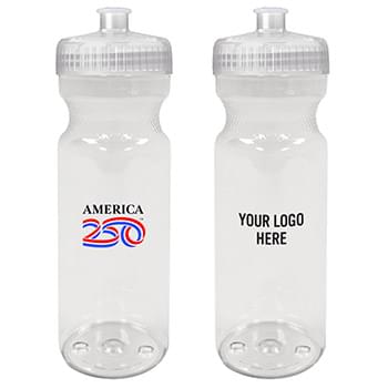 America250 28 Oz. Poly-Clear Fitness Bottle