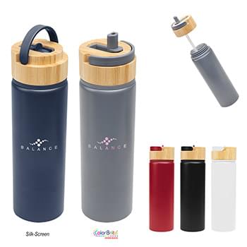 27 Oz. EllisÂ Recycled Aluminum Bottle With Bamboo Lid