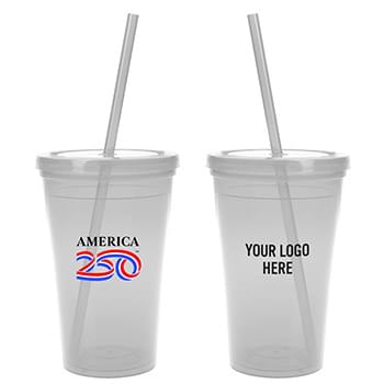 America250 16 Oz. Sunsplash Double Wall Tumbler