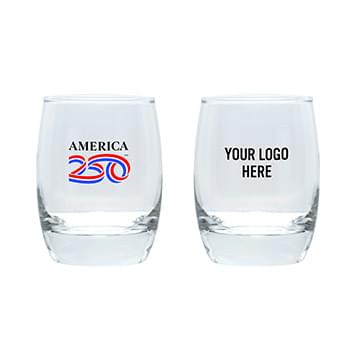 America250 6 Oz. Full Color Whiskey Glass