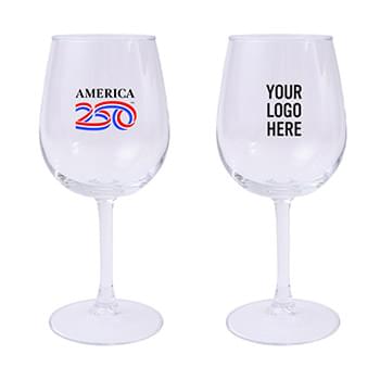 America250 12 Oz. Full Color Wine Glass